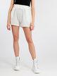 High waisted women's shorts with belt