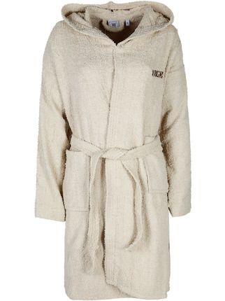 Hooded bathrobe  Beige