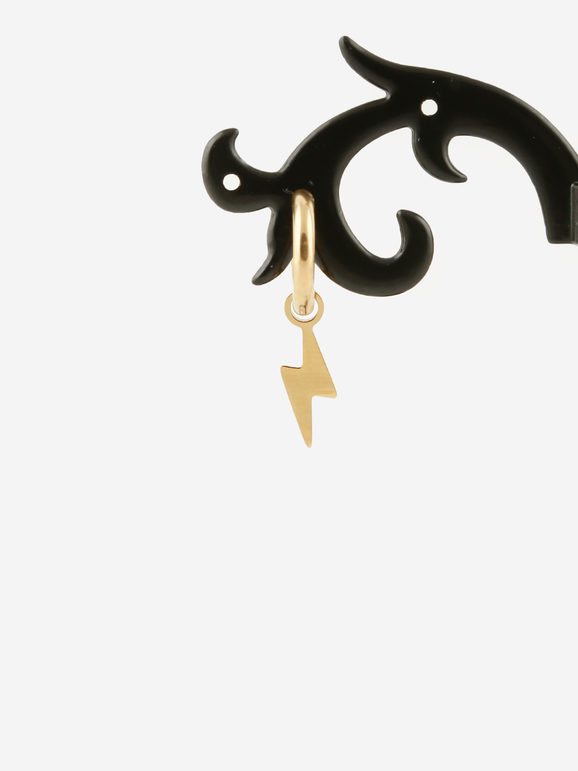 Hoop earring with pendant