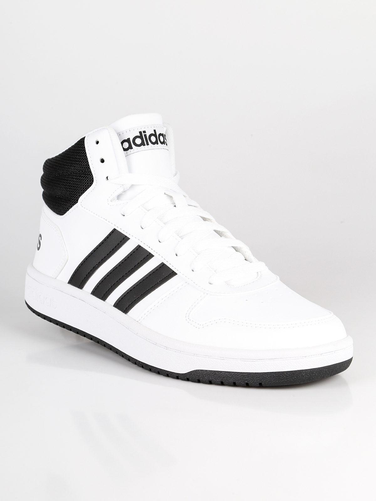 Adidas Hoops 2.0 MID - Sneakers alte bianche: in offerta a 59.99 ...