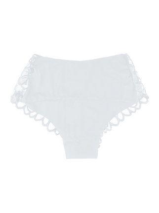 Invisible high waist briefs with lace