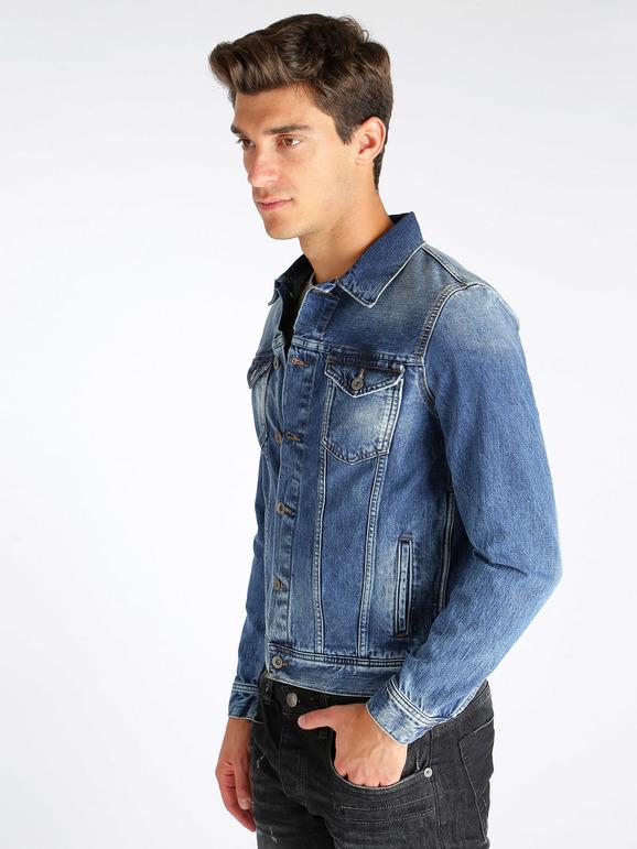 Jacket jeans with pockets