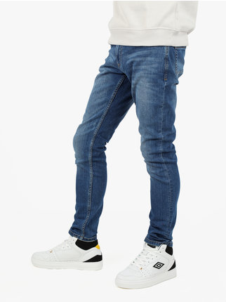 Jean homme coupe slim taille basse
