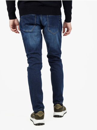 Jean homme coupe slim taille basse