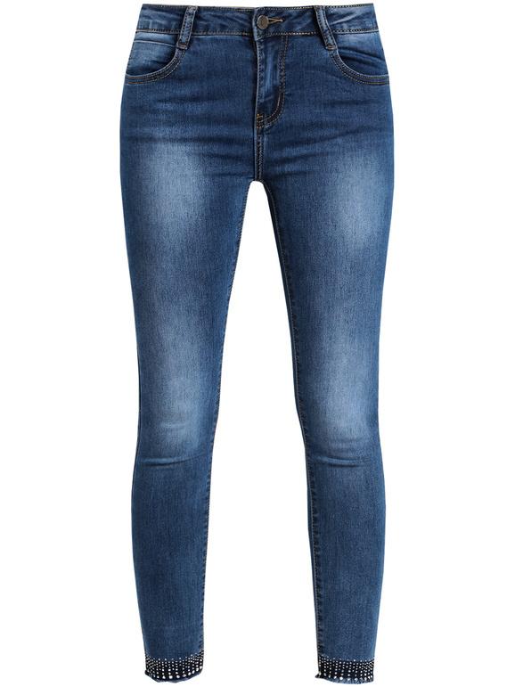 Jeans a vita bassa elasticizzati donna