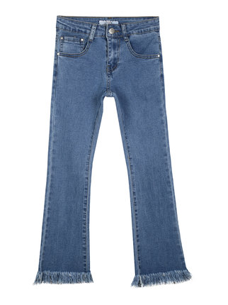 Jeans a zampa da ragazza