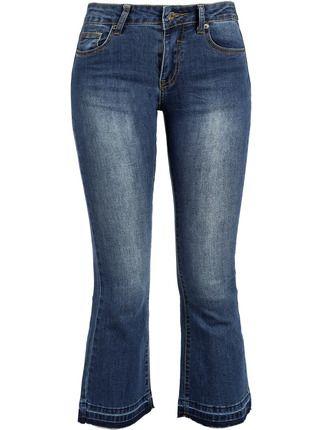 Jeans a zampa elasticizzati