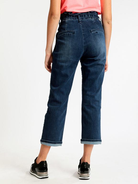 Jeans baggy elasticizzati