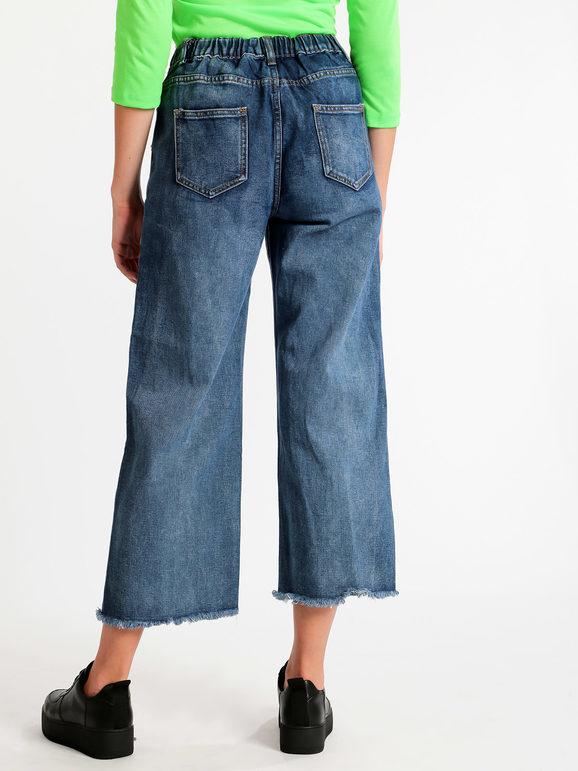 Jeans baggy elasticizzati