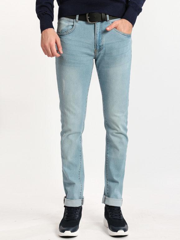 Jeans chiari slavati