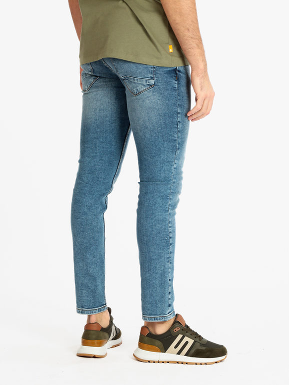 Jeans chiaro da uomo slim fit