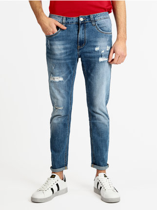 Jeans con strappi da uomo