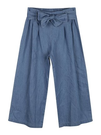 Jeans culotte da bambina in cotone