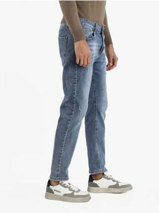 Jeans da uomo regular fit a vita bassa