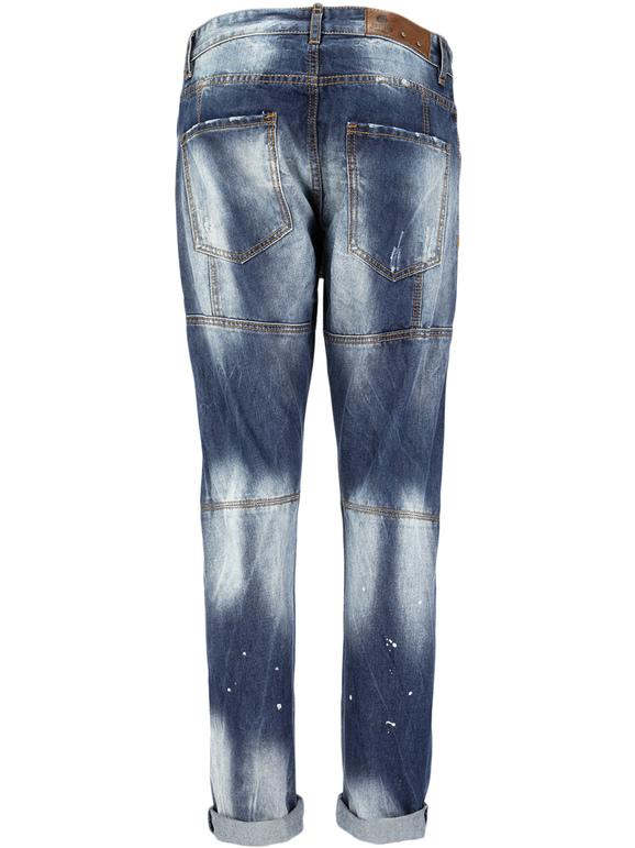 Jeans da uomo scolorito