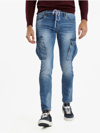 Jeans da uomo slim fit con tasconi