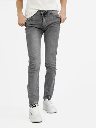 Jeans donna grigio