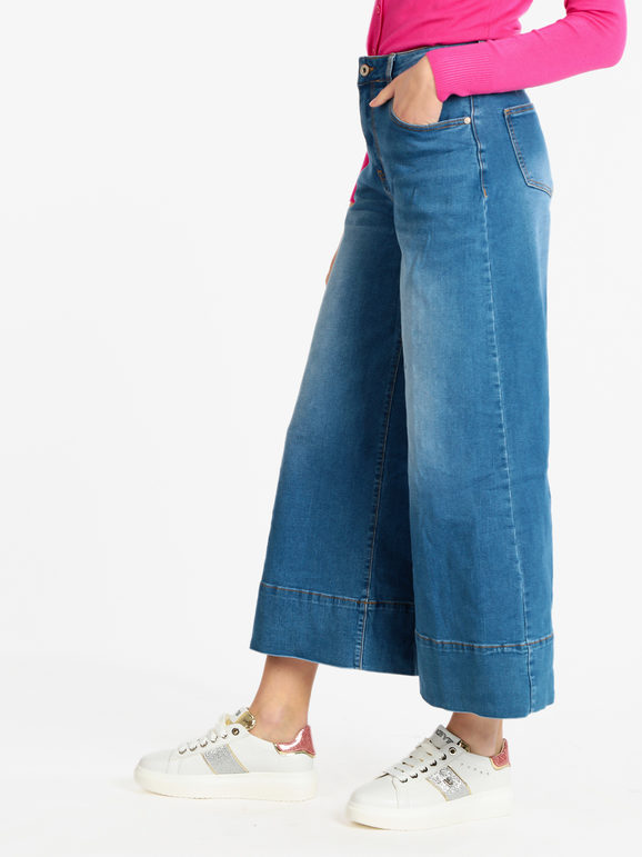 Jeans donna modello culotte