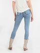 Jeans donna push up skinny con strappi 