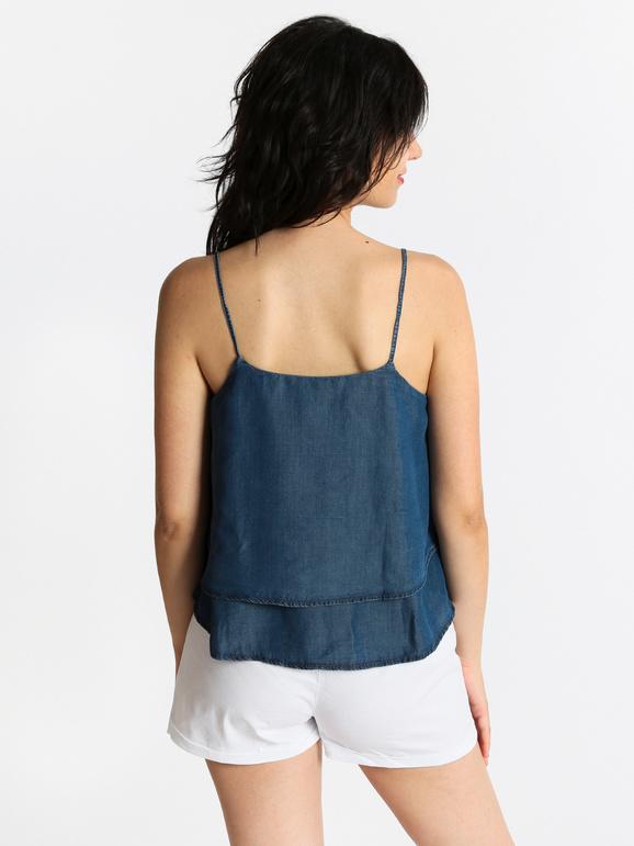 Jeans effect top