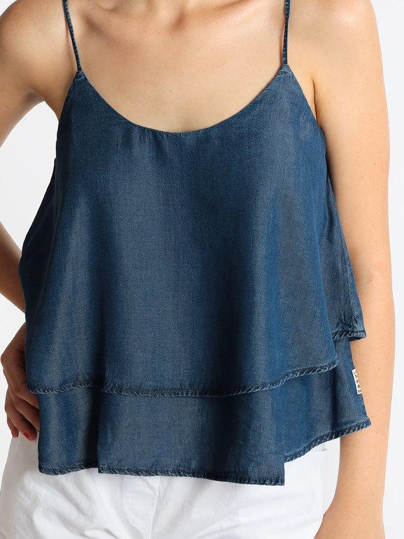 Jeans effect top
