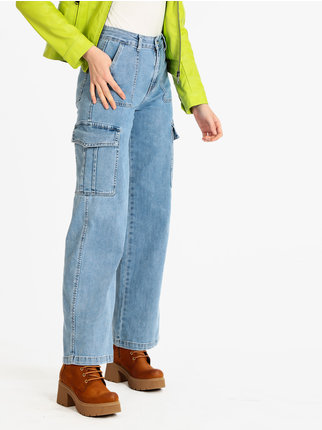 Jeans femme avec poches