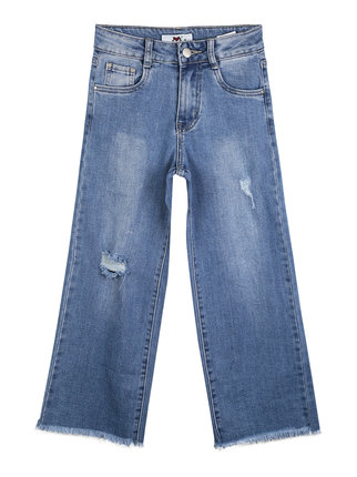 Jeans mit weitem Bein für Mädchen