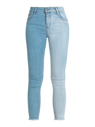 Jeans skinny donna bicolor