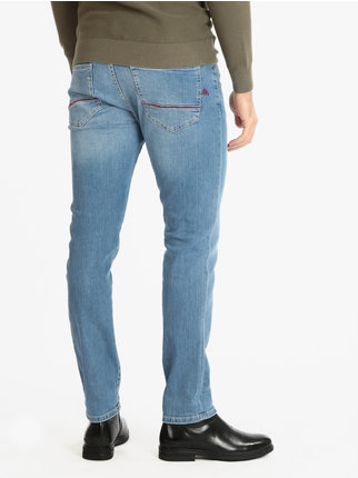 Jeans uomo regular fit sfumato