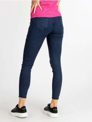 Zara Jeggings & Skinny & Slim MODA DONNA Jeans Consumato Blu 42 EU: 38 sconto 71% 