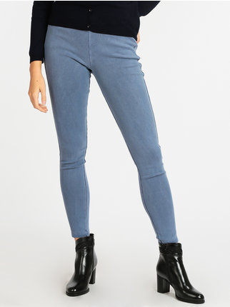 MODA DONNA Jeans Stampato NoName Jeggings & Skinny & Slim sconto 68% Nero/Beige L 