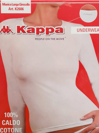 Jersey de cuello redondo en cálido algodón para mujer