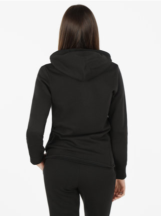 Klassisches Hooded Tracksul Damen-Sweatshirt mit Kapuze und Reißverschluss