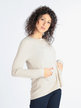 Knitted cardigan with pockets for women
