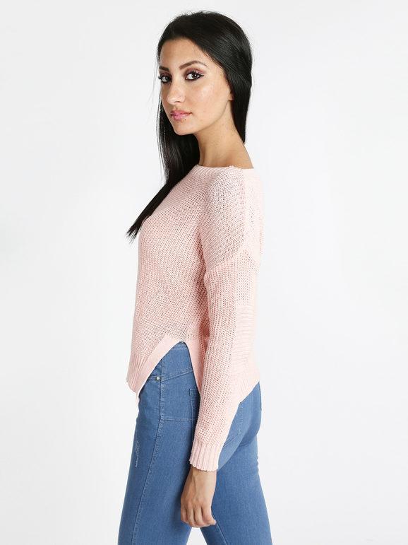 Knitted cotton sweater