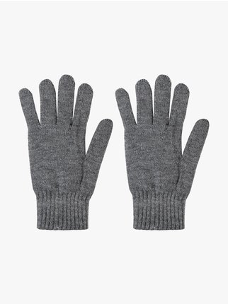 Knitted gloves for men
