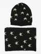 Knitted hat + neck warmer set