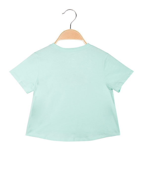 Kurz geschnittenes T-Shirt für Mädchen