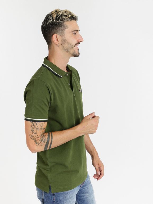 Kurzarm-Poloshirt aus Baumwolle