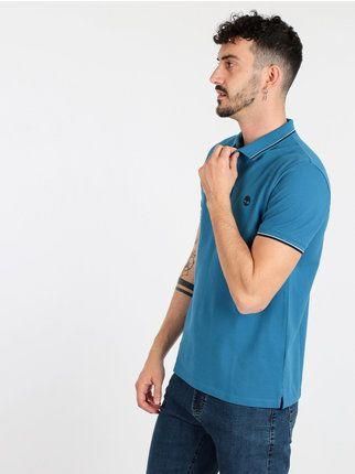 Kurzarm-Poloshirt für Herren aus Bio-Baumwolle