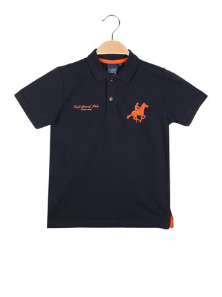 Kurzarm-Poloshirt für Jungen mit Logo