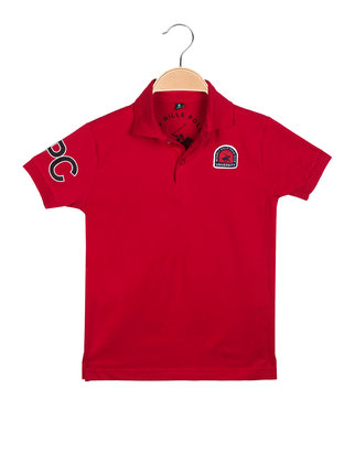 Kurzarm-Poloshirt für Jungen mit Logo
