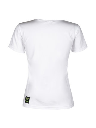 Kurzarm-T-Shirt für Damen mit Aufdruck
