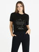 Kurzarm-T-Shirt für Damen mit Sternzeichen Wassermann