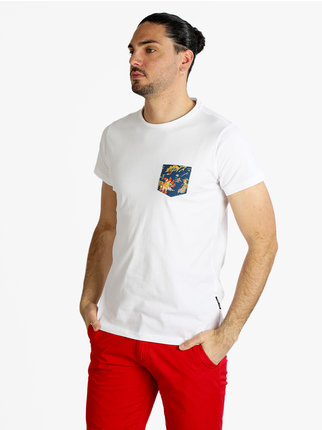 Kurzarm-T-Shirt für Herren mit Tasche