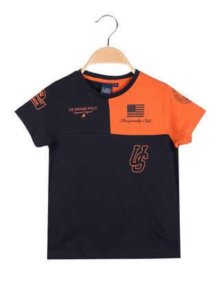 Kurzarm-T-Shirt für Jungen mit Schriftzug