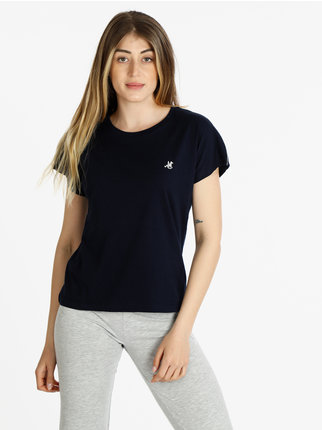 Kurzärmliges Damen-T-Shirt aus Baumwolle