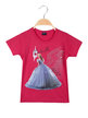Kurzärmliges T-Shirt für Mädchen mit Aufdruck