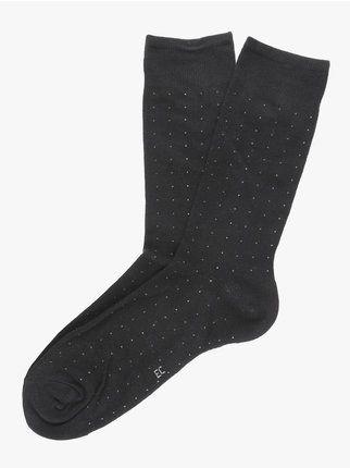 kurze Socke für Herren mit Polka Dots