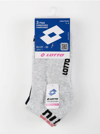 Kurze Socken für Jungen aus warmer Baumwolle  3 Paar